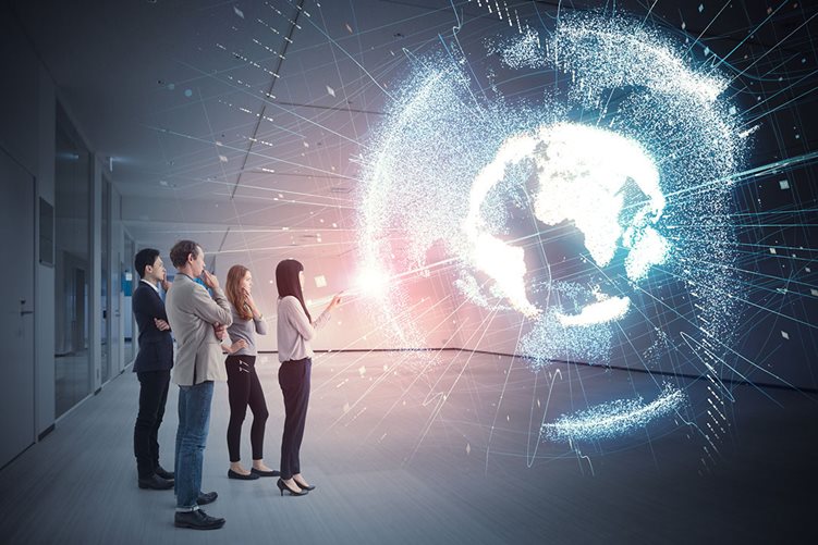 Global connected devices concept